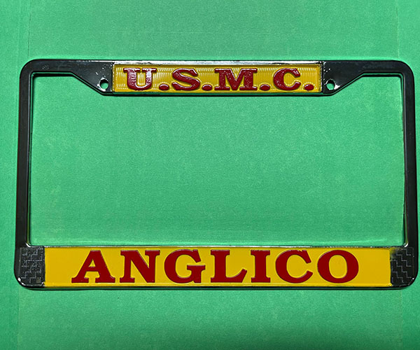 Anglico Association Plate Frame